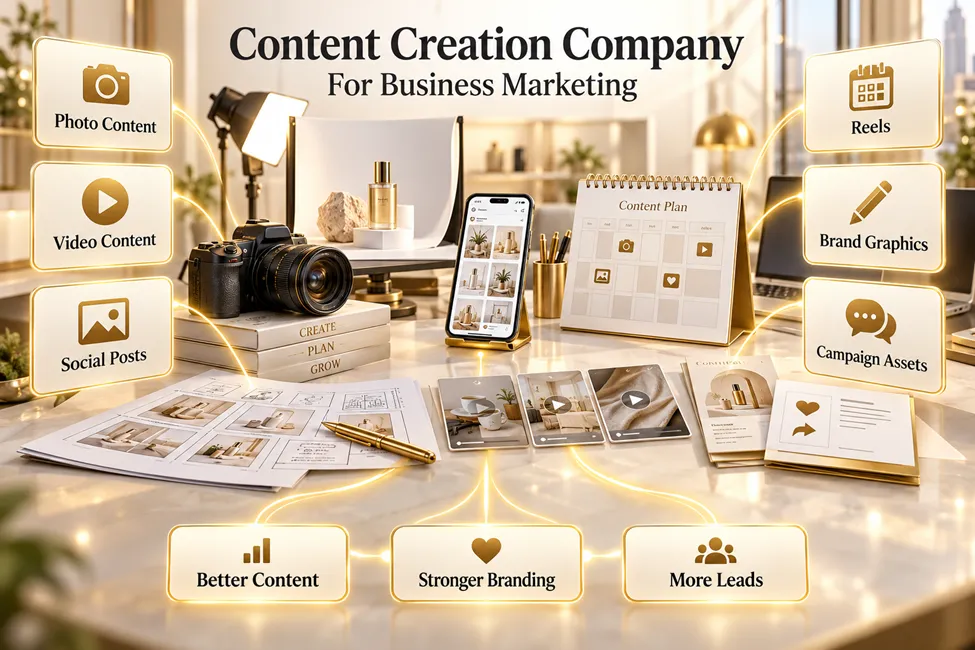Content creation company for business marketing