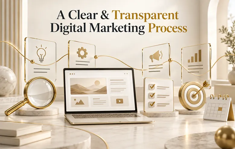 Grace Digital Co. offers a clear and transparent digital marketing process.